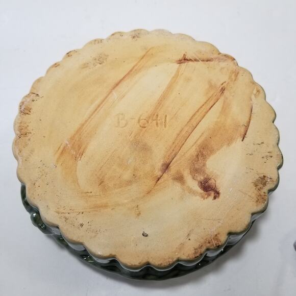 Vintage ceramic glazed bamboo flower holder B-641 (5.1350) - Picture 15 of 16